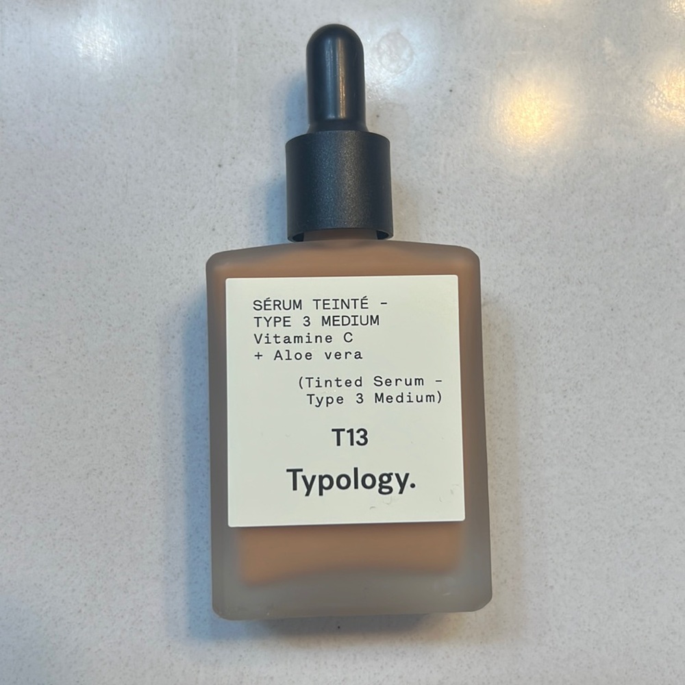 Typology tinted moisturizer shade T13